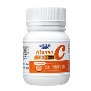 維他命C 200mg咀嚼錠(100錠)